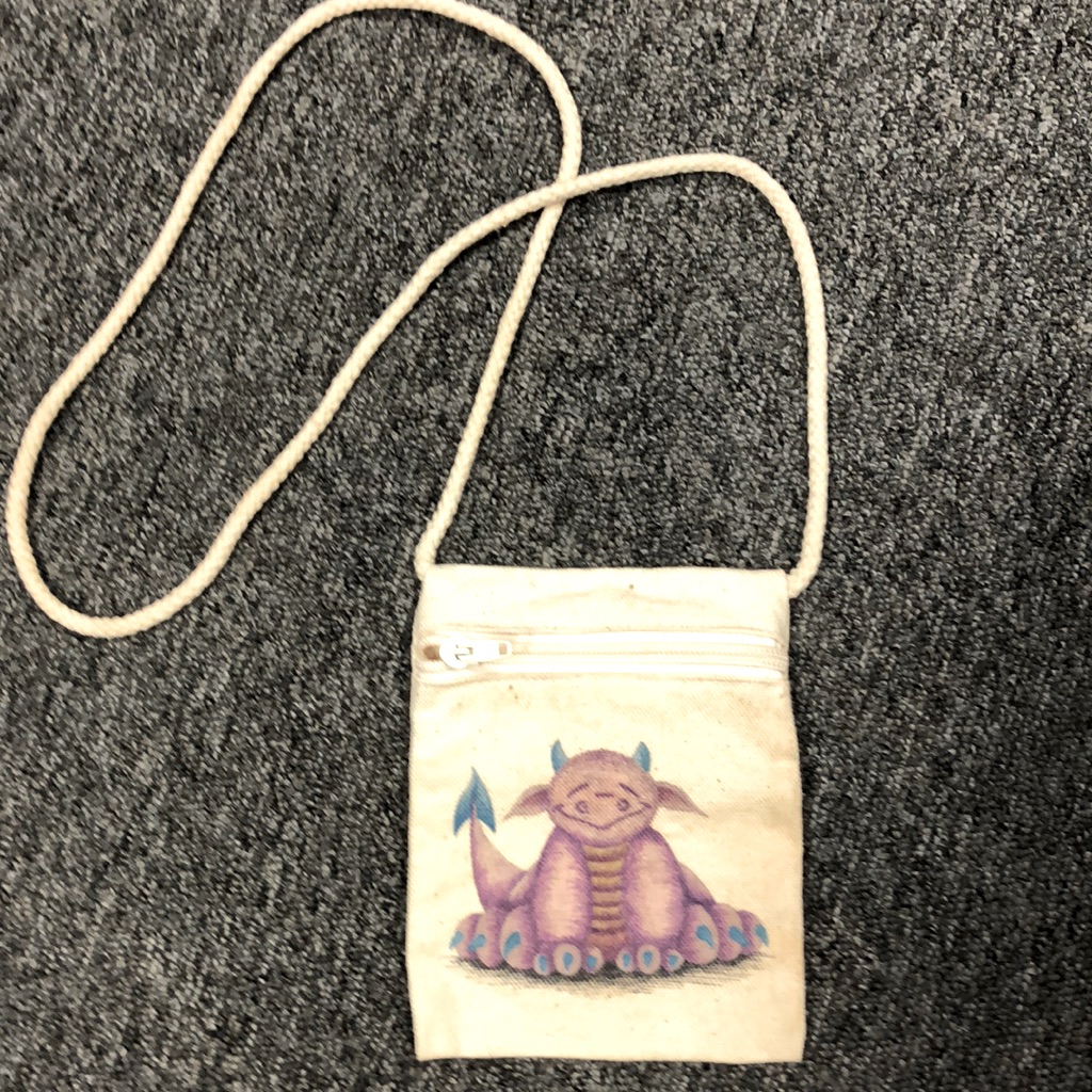 Dragon Bag Small 5x7 - Original Artwork